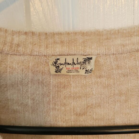 Free People Around The Clock Ribbed-Knit Sweater Size Small - Picture 6 of 7